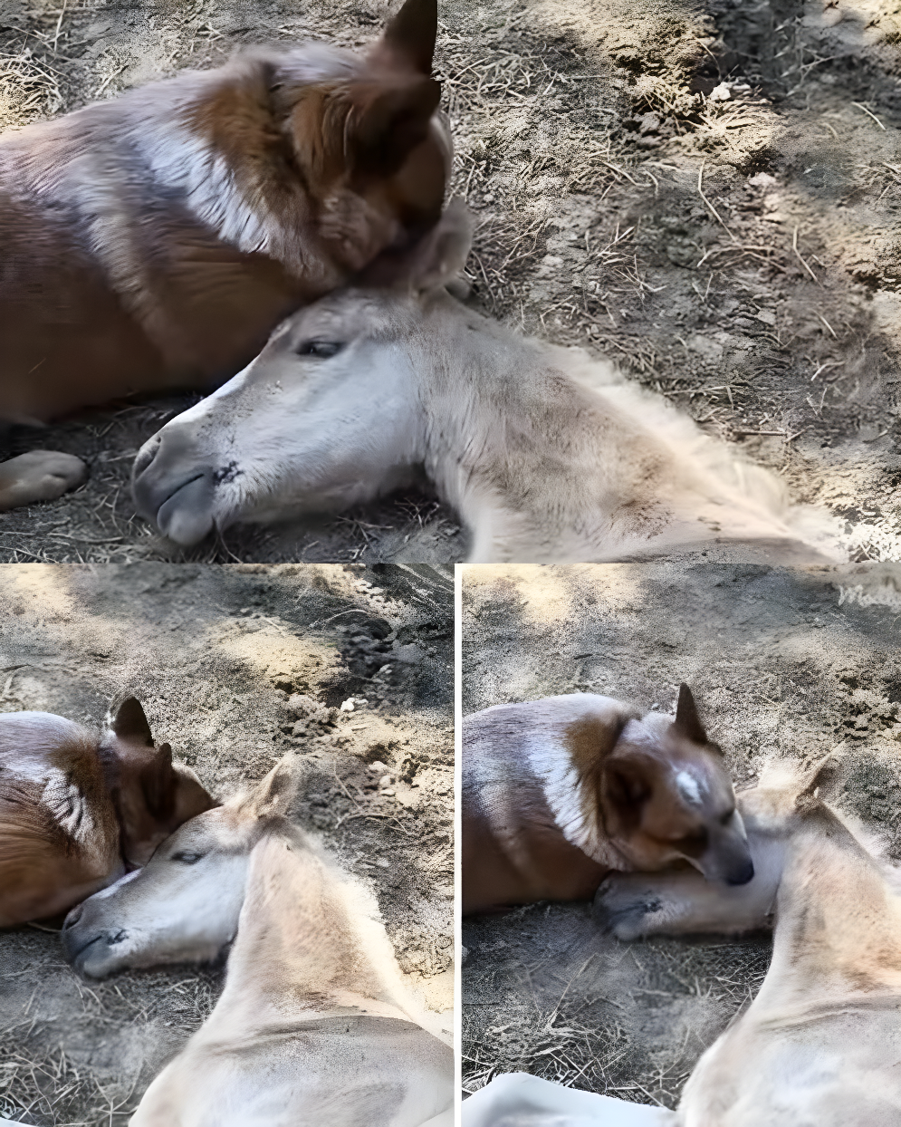 Собака и жеребенок